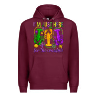 Burgundy I'm just here for the Crawfish Premium Hoodie - HowdyJamesFarm