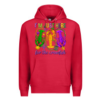 Cardinal I'm just here for the Crawfish Premium Hoodie - HowdyJamesFarm