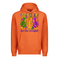 Carrot I'm just here for the Crawfish Premium Hoodie - HowdyJamesFarm