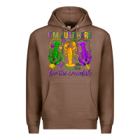 Chestnut I'm just here for the Crawfish Premium Hoodie - HowdyJamesFarm