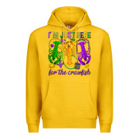 Lemon I'm just here for the Crawfish Premium Hoodie - HowdyJamesFarm