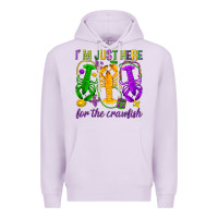 Lilac I'm just here for the Crawfish Premium Hoodie - HowdyJamesFarm