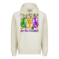 Oatmeal Heather I'm just here for the Crawfish Premium Hoodie - HowdyJamesFarm
