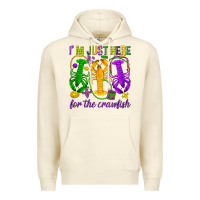 Sandshell I'm just here for the Crawfish Premium Hoodie - HowdyJamesFarm