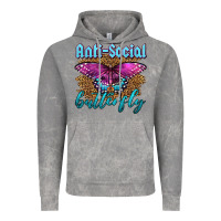 Cloud Rock Western Anti-Social Butterfly Vintage Hoodie - LillyAllenDesigns