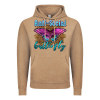 Vintage Coffee Western Anti-Social Butterfly Vintage Hoodie - LillyAllenDesigns