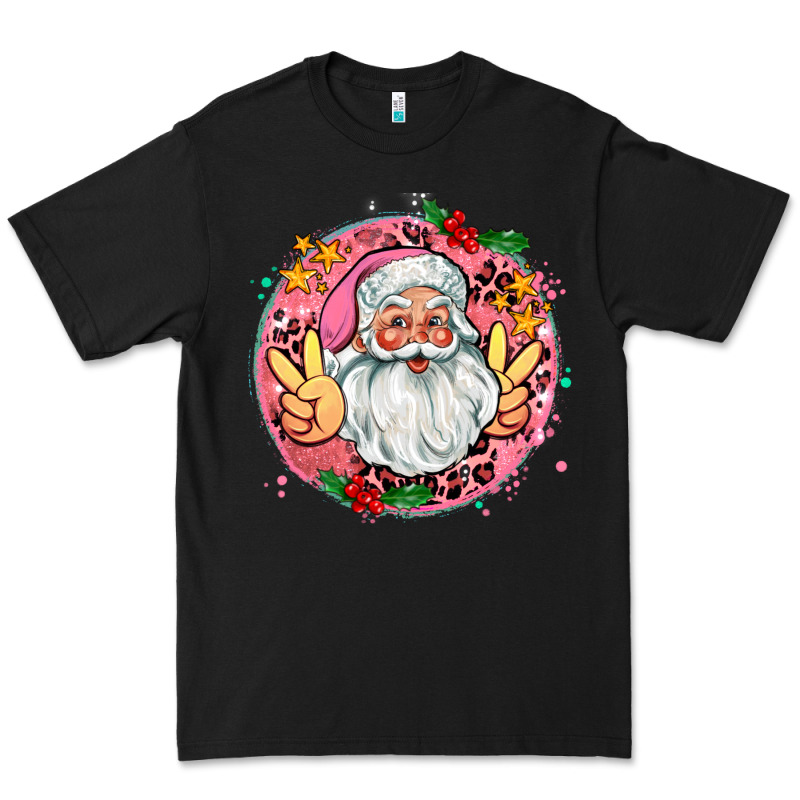 Merry Christmas Peace Santa Premium Tee by AdoDesignShop | Teevron