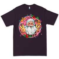 Plum merry christmas peace santa Premium Tee - AdoDesignShop