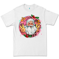 White merry christmas peace santa Premium Tee - AdoDesignShop
