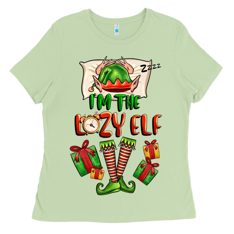 Im The Lazy Elf Ladies Tee by FaDigitalArtStudio | Teevron