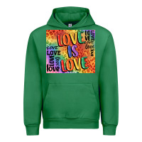 Emerald Pride love is love Urban Hoodie - FaDigitalArtStudio