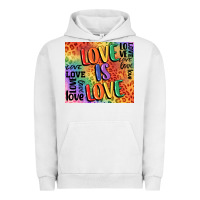 Pigment Lunar Rock Pride love is love Urban Hoodie - FaDigitalArtStudio