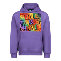 Tulip Pride love is love Urban Hoodie - FaDigitalArtStudio