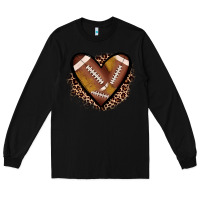 Black heart football Long Sleeve Tee - JahusDesignShop