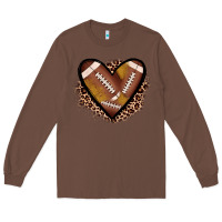 Chestnut heart football Long Sleeve Tee - JahusDesignShop
