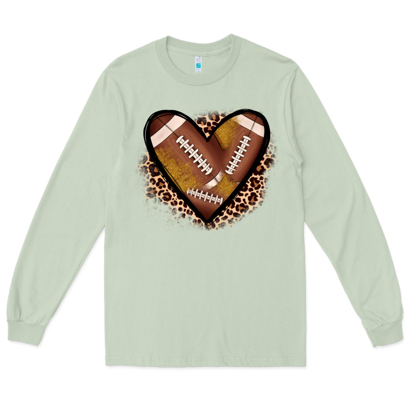 Heart Football Long Sleeve Tee by JahusDesignShop | Teevron