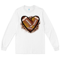 White heart football Long Sleeve Tee - JahusDesignShop