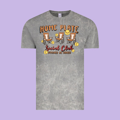 Glitter Softball Vintage Tee Designed By Maliassmallbusiness