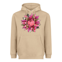 Mushroom breast cancer sunflower Heavyweight Hoodie - texasbilliewilder