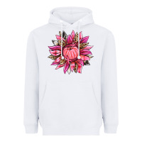 White breast cancer sunflower Heavyweight Hoodie - texasbilliewilder