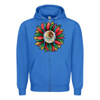 True Royal mexican sunflower Zipper Hoodie - Jasminsmagicworld