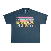 Midnight Navy a lot can happen in 3 days Urban Heavy Tee - MaliasSmallBusiness