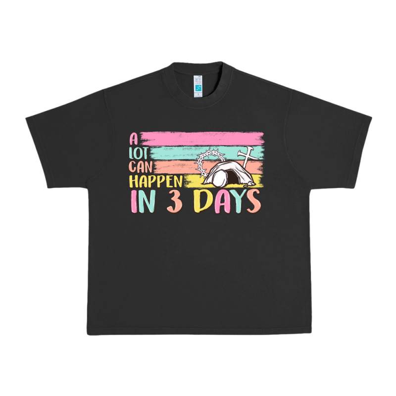 A Lot Can Happen In 3 Days Urban Heavy Tee by MaliasSmallBusiness | Teevron