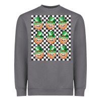 Storm boujee checker board leprechaun Heavyweight Sweatshirt - MaliasSmallBusiness