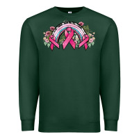 Sports Green Cancer ribbon rainbow Cancer Awareness Premium Sweatshirt - HowdyJamesFarm