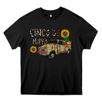 Black cinco de mayo truck Heavy Core Tee - CowhideDigitalArt