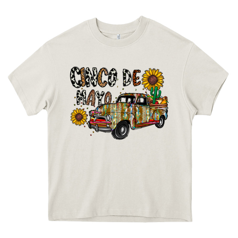 Cinco De Mayo Truck Heavy Core Tee by CowhideDigitalArt | Teevron