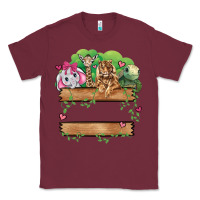 Burgundy zoo crew Classic Tee - JahusDesignShop