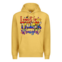 Antique Gold i can't even think straight Premium Hoodie - JahusDesignShop