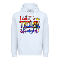 White i can't even think straight Premium Hoodie - JahusDesignShop