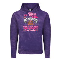 Cloud Purple As A Libra Girl I Was Born With My Heart On My Sleeve And A Mouth Vintage Hoodie - Jasminsmagicworld
