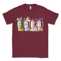 Burgundy retro groovy easter Classic Tee - MaliasSmallBusiness