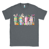 Charcoal Heather retro groovy easter Classic Tee - MaliasSmallBusiness