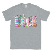Heather Grey retro groovy easter Classic Tee - MaliasSmallBusiness