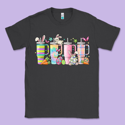 Retro Groovy Easter Classic Tee Designed By Maliassmallbusiness