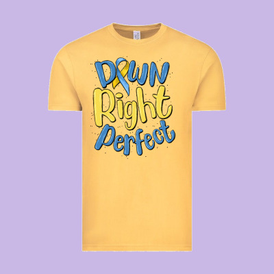 Down Right Perfect Vintage Tee Designed By Maliassmallbusiness
