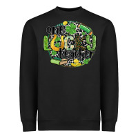 Black one lucky teacher Heavyweight Sweatshirt - MaliasSmallBusiness