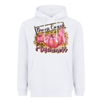 White breast cancer awareness Heavyweight Hoodie - texasbilliewilder