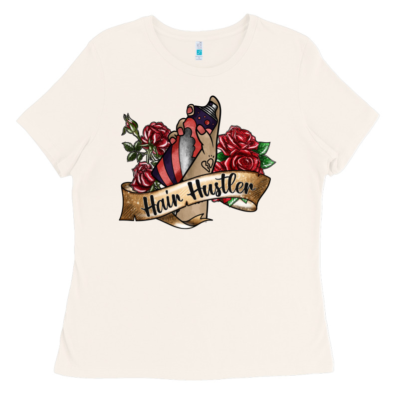 Hair Hustler Spray Ladies Tee by SublimationCraftShop | Teevron
