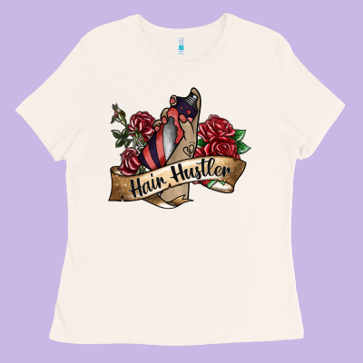 Hair Hustler Spray Ladies Tee Designed By Sublimationcraftshop