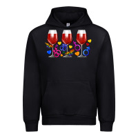 Black pride wine cups Urban Hoodie - FaDigitalArtStudio