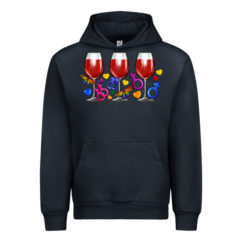 Pride Wine Cups Urban Hoodie by FaDigitalArtStudio | Teevron