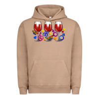 Pigment Burro pride wine cups Urban Hoodie - FaDigitalArtStudio
