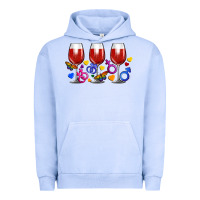 Pigment Grape Ice pride wine cups Urban Hoodie - FaDigitalArtStudio