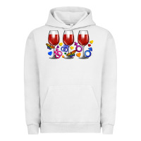 Pigment Lunar Rock pride wine cups Urban Hoodie - FaDigitalArtStudio
