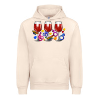 Sandshell pride wine cups Urban Hoodie - FaDigitalArtStudio